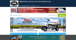 Desktop Screenshot of familymotorcoachrvmarketplace.com
